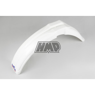 Guarda lamas frente vintage universal CROSS / ENDURO / TM / AIM / HUSQVARNA / MAER / CAGIVA / VILLA / MAV / branco - UFO